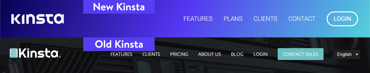 Navigasi Kinsta