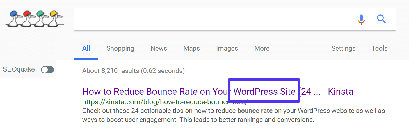 Judul SEO di SERPs
