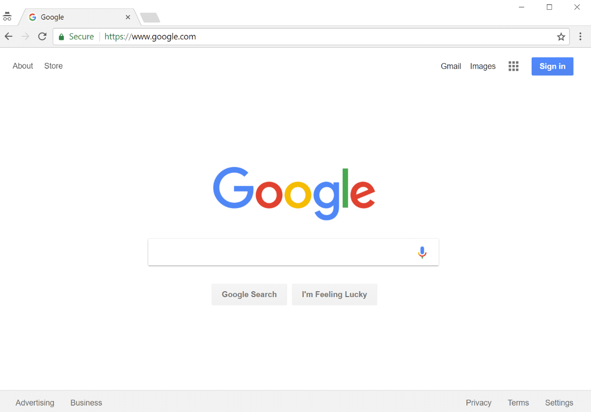 Contoh ruang putih