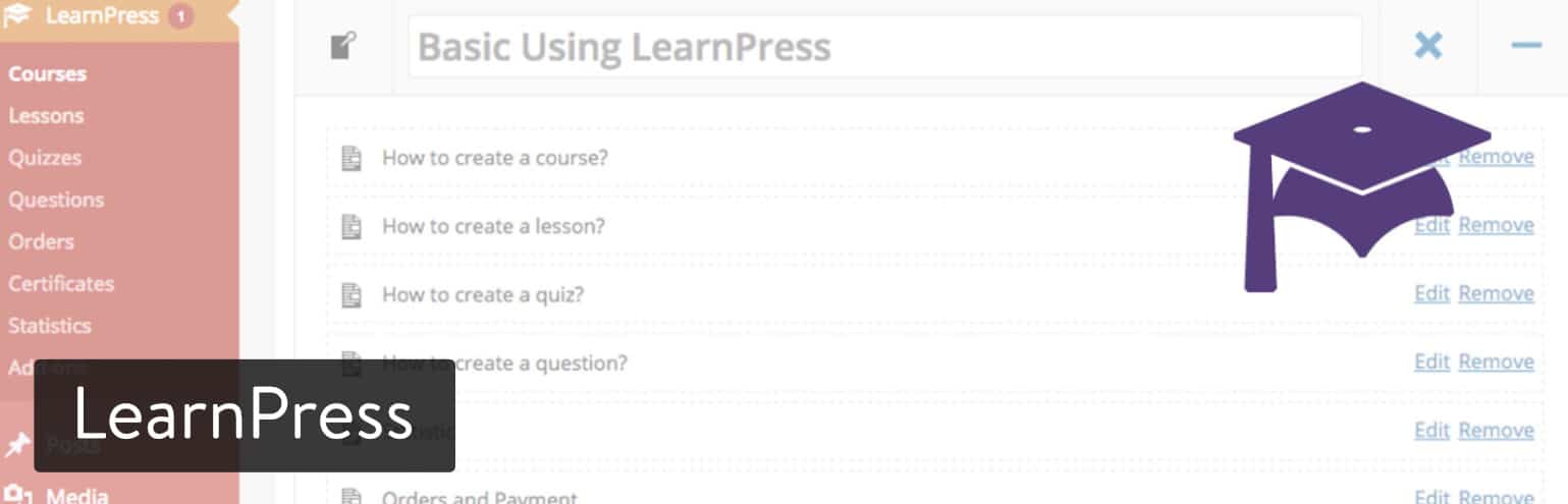 LearnPressWordPressプラグイン