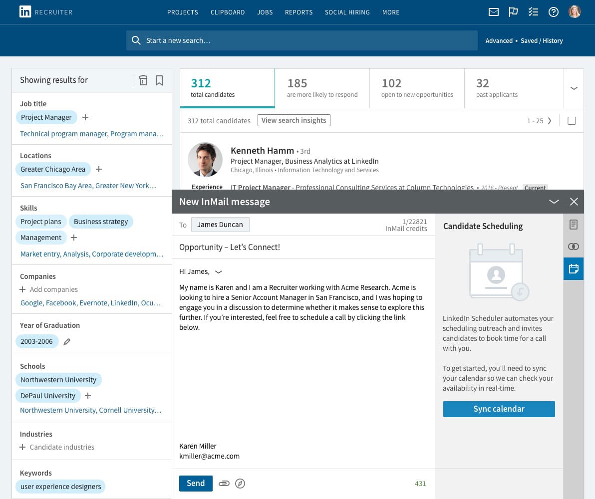 Pianificazione LinkedIn