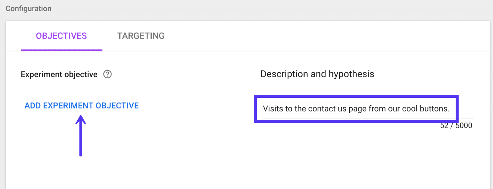 Tujuan kedaluwarsa Google Optimize