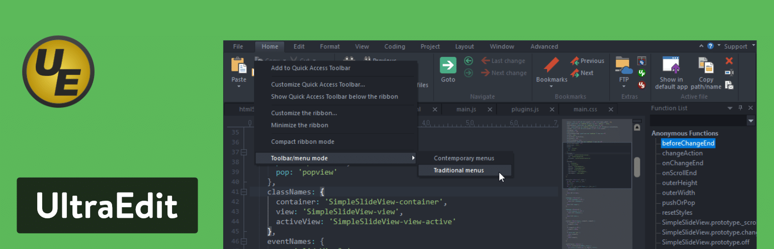 Editor di testo UltraEdit