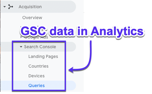Cara melihat data GSC di Google Analytics