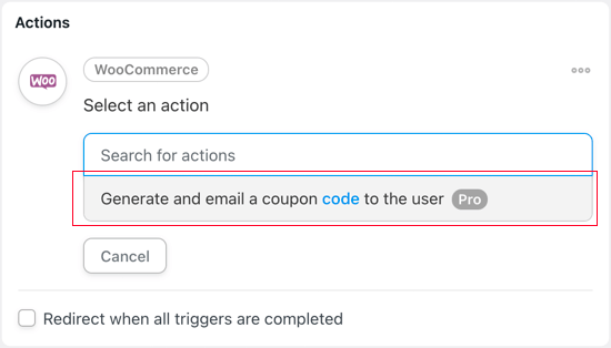 Generate and Email a WooCommerce Coupon Code to the User