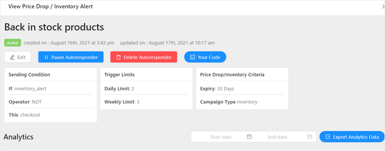 查看库存通知 - IsItWP - 免费的 WordPress 主题检测器 view-back-in-stock-notification