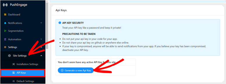 get-api-keys-pushengage - IsItWP - 免费的 WordPress 主题检测器 get-api-keys-pushengage