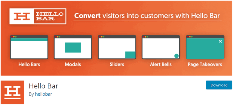 ハローバー-IsItWP-無料のWordPressテーマ検出器 hello-bar-wordpress-banner-plugin