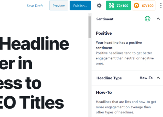 Analysez le sentiment de votre titre Analyze the sentiment of your headline