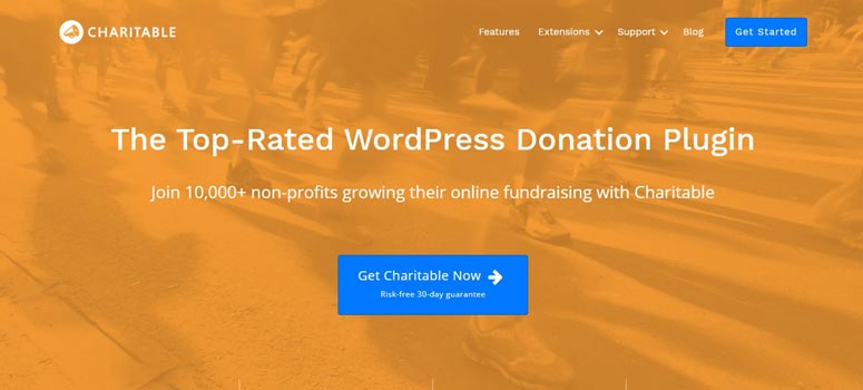 慈善団体-IsItWP-無料のWordPressテーマ検出器 Charitable
