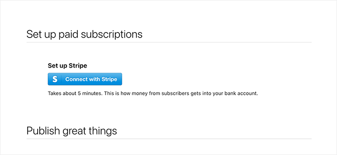 Attiva gli abbonamenti a pagamento in Substack Turn on paid subscriptions in Substack