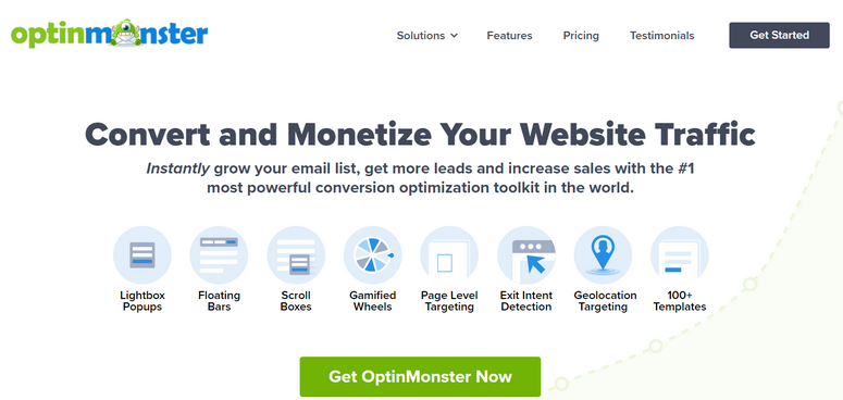 OptinMonster-IsItWP-無料のWordPressテーマ検出器 OptinMonster