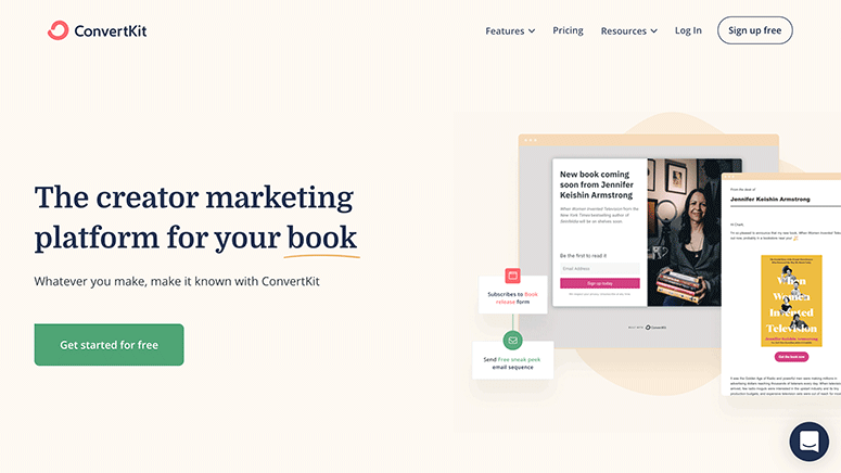 เว็บไซต์ ConvertKit - IsItWP - ฟรี WordPress Theme Detector ConvertKit website
