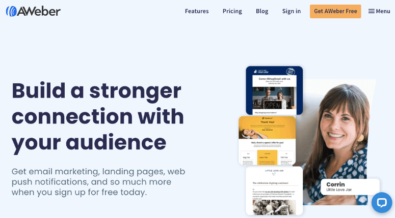 AWeber - IsItWP - ตัวตรวจจับธีม WordPress ฟรี AWeber