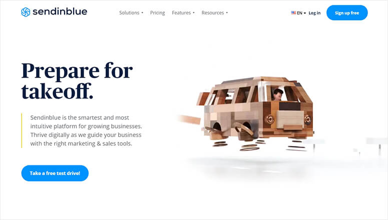 Sendinblue - IsItWP - ตัวตรวจจับธีม WordPress ฟรี Sendinblue