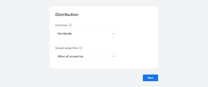 添加分销信息 Add distribution information