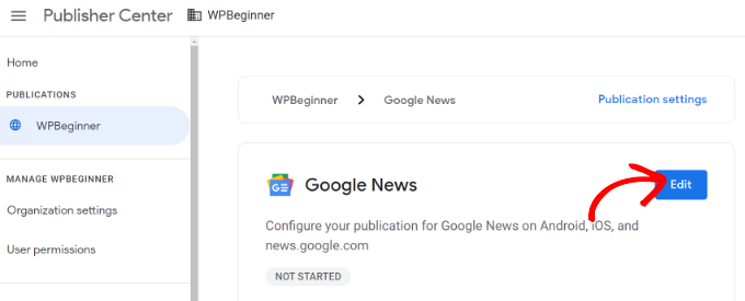 修改 Google 新闻信息 Edit Google news information