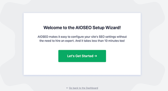 AIOSEO 设置向导 AIOSEO setup wizard