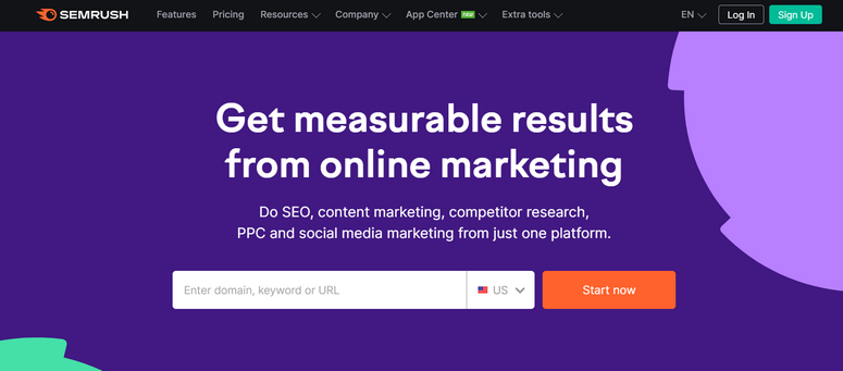semrush website seo audit tool