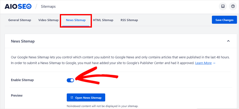 사이트맵 aioseo Google 뉴스에 사이트 제출 - IsItWP - 무료 WordPress 테마 감지기 sitemaps-aioseo-submit-your-site-to-google-news