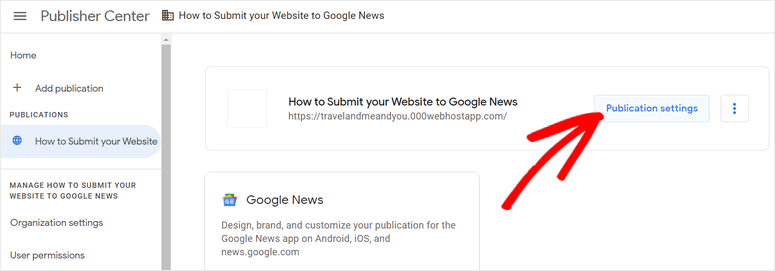 출판 설정 - IsItWP - 무료 WordPress 테마 감지기 publication-settings