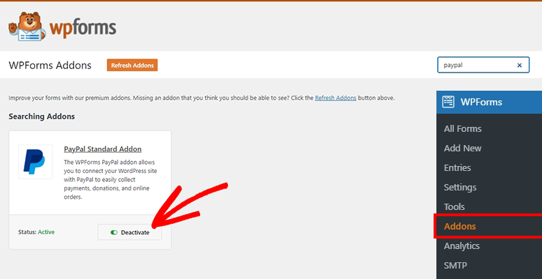Dodatek PayPal - IsItWP - Darmowy wykrywacz motywów WordPress PayPal addon