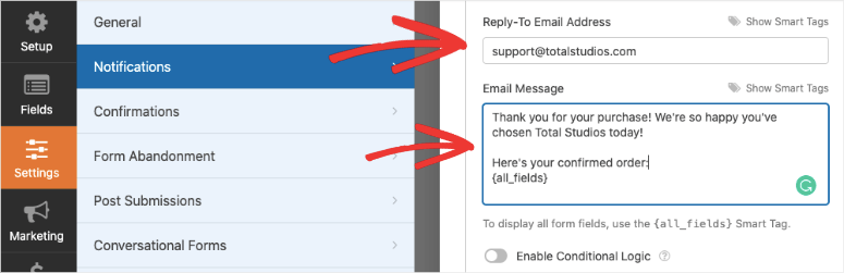 niestandardowy e-mail z powiadomieniem - IsItWP - Darmowy wykrywacz motywów WordPress create custom message for email notification