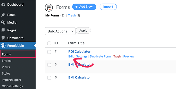 Edita el formulario de tu calculadora Edit your calculator form