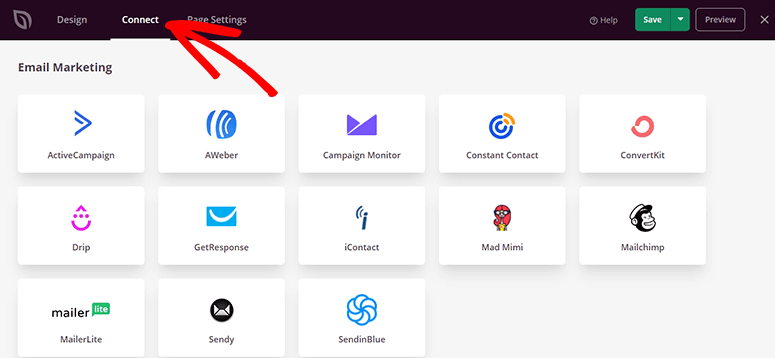 이메일 서비스 연결 - IsItWP - 무료 WordPress 테마 감지기 Connect email service