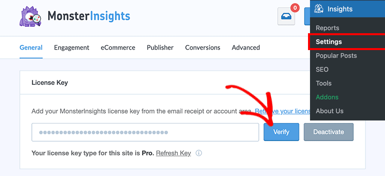 MonsterInsights 라이선스 - IsItWP - 무료 WordPress 테마 감지기 MonsterInsights license