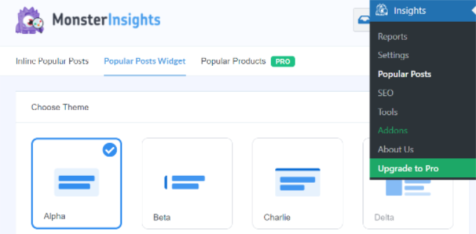 MonsterInsights Popüler Gönderiler MonsterInsights popular posts