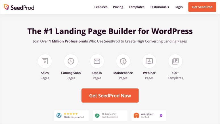Конструктор целевых страниц SeedProd — IsItWP — бесплатный детектор тем WordPress SeedProd landing page builder