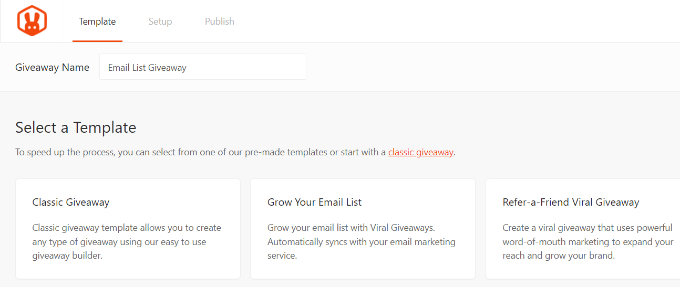이메일 목록 늘리기 선택 Select grow your email list