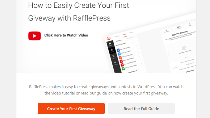 첫 번째 경품 만들기 Create your first giveaway