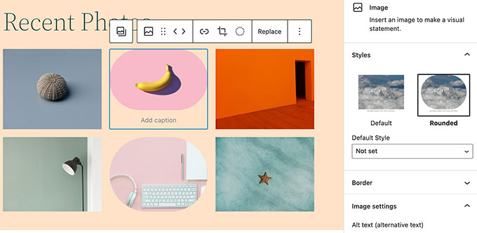 WordPress 5.9의 개선된 갤러리 블록 Revamped Gallery block in WordPress 5.9