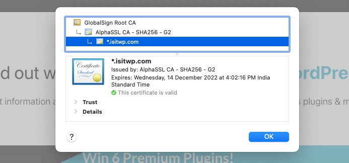 isitwpssl証明書の詳細-IsItWP-無料のWordPressテーマ検出器 isitwp ssl certificate details