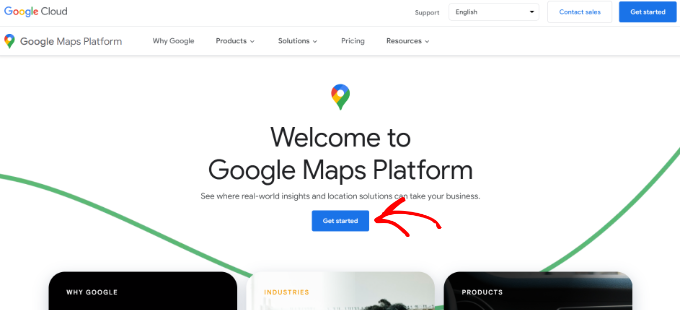 Platform peta Google Google maps platform