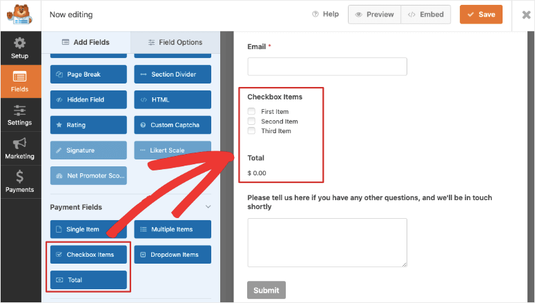 checkbox-and-total - IsItWP - Detektor Tema WordPress Gratis