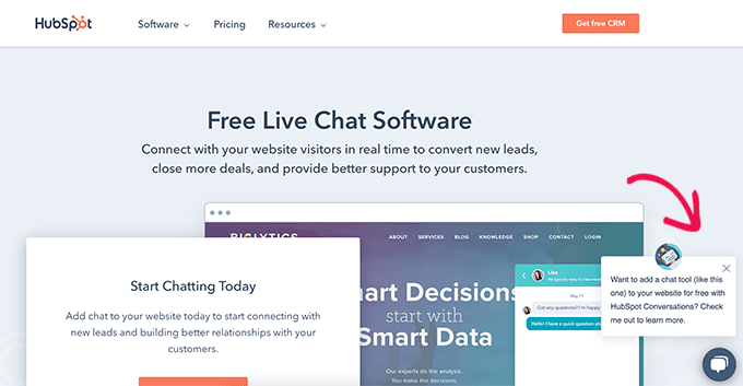 Добавьте чат на свою целевую страницу Add live chat to your landing page