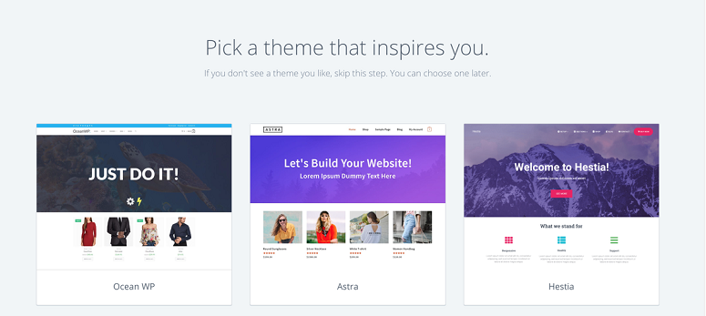 選擇一個主題 - IsItWP - 免費的 WordPress 主題檢測器 pick a theme