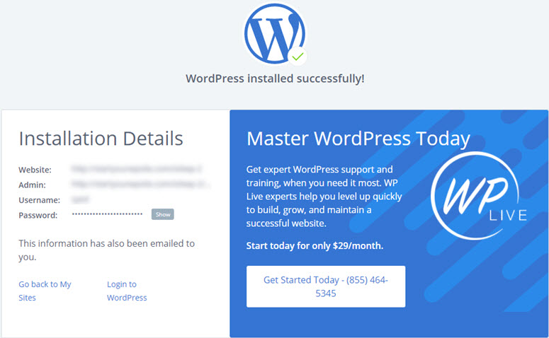 wordpress 安裝成功 - IsItWP - 免費的 WordPress 主題檢測器 wordpress installation successful