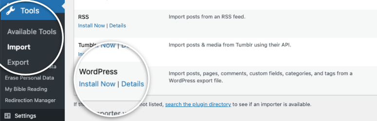 安裝 wordpress 導入器 - IsItWP - 免費的 WordPress 主題檢測器 install wordpress importer