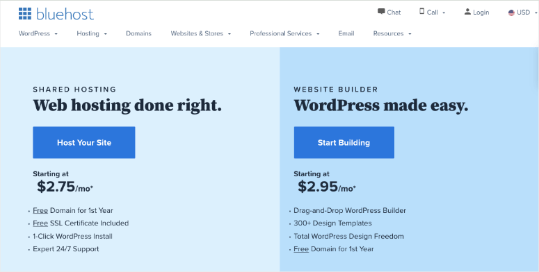bluehost 網絡託管 wordpress 託管 - IsItWP - 免費的 WordPress 主題檢測器 bluehost web hosting wordpress hosting