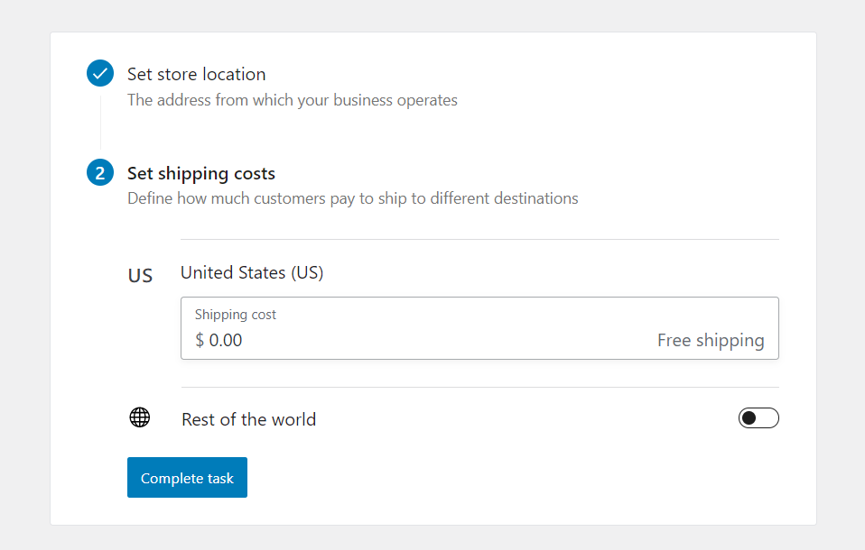 การจัดส่งสินค้า WooCommerce