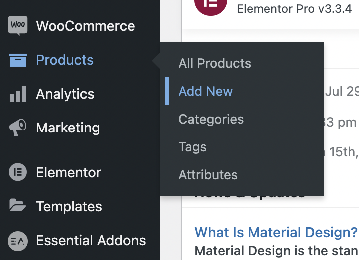 เพิ่มผลิตภัณฑ์ WooCommerce