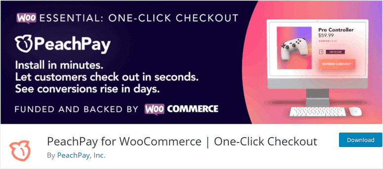 peachpay-best-woocommerce-checkout-plugin - IsItWP - Detektor Tema WordPress Gratis