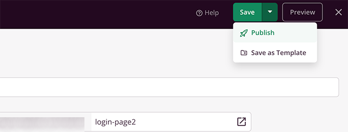 انشر صفحة تسجيل الدخول المخصصة الخاصة بك Publish your custom login page