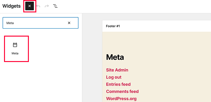 أضف عنصر واجهة مستخدم meta إلى الشريط الجانبي لـ WordPress الخاص بك Add meta widget to your WordPress sidebar