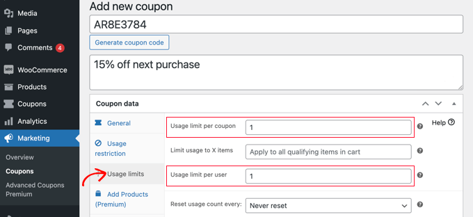 1timecouponusageจำกัด Method 1: Creating a Single Use or Limited Use Coupon