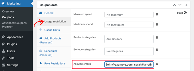 1timecouponusagerestriction Method 2: Creating a Personalized Coupon